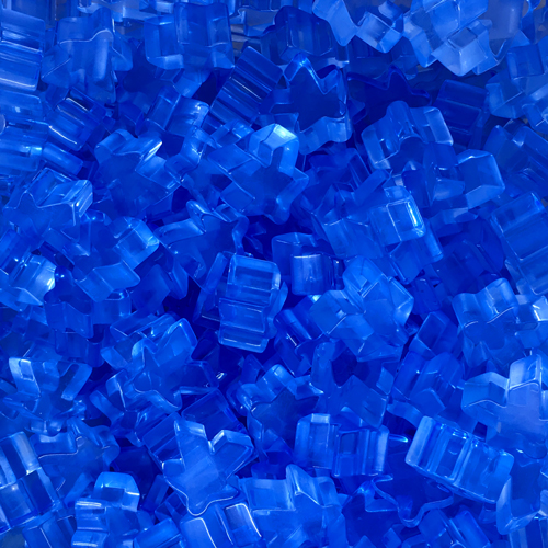 "Blue" (Translucent) Acrylic Meeple (16mm)