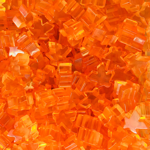 "Orange" (Translucent) Acrylic Meeple (16mm)