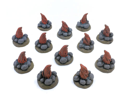 Scythe Fire Realistic Resource Encounter Tokens (12 pcs) - Stonemaier Games