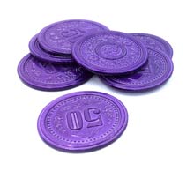 Scythe Promo #9 -7 Metal $50 Coins (Stonemaier Games)