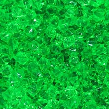 Green (Translucent) Acrylic Gems (Small)