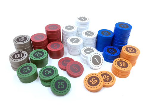 100-Piece Small Set of Money Discs