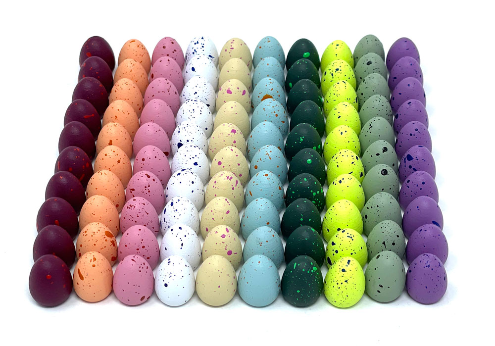 Large Pack of Speckled Eggs for Wingspan (100 pieces)
