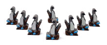 Blue-Footed Booby Meeples (8-pc set) - From 2021 Extended Series
