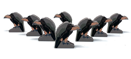 Griffon Vulture Meeples (8-pc set)