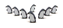 Little Blue Penguin Meeples (8-pc set)