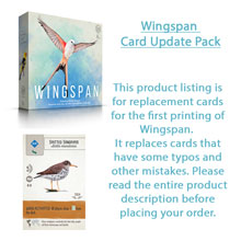 Wingspan 1st Printing Card Update Pack (Stonemaier Games)